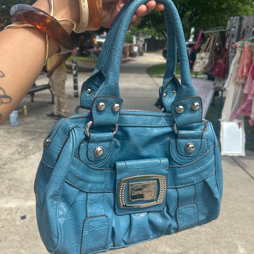 Teal Sorrentino Handbag